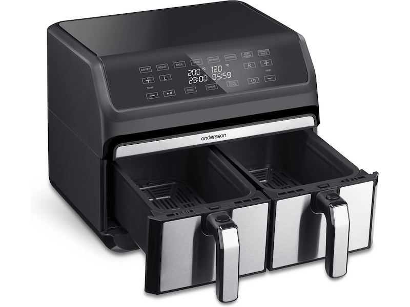 Andersson AFR 2.5 airfryer med 2 korgar (svart) Airfryer