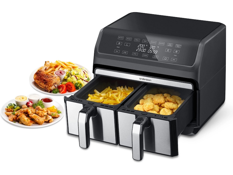 Andersson AFR 2.5 airfryer med 2 korgar (svart) Airfryer