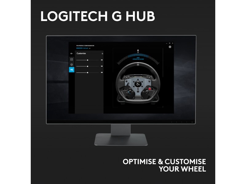 Logitech G PRO Racing Wheel Ratt & pedaler