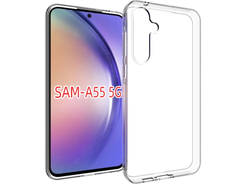 iiglo Samsung Galaxy A55 Silikonskal (transparent) Skydd