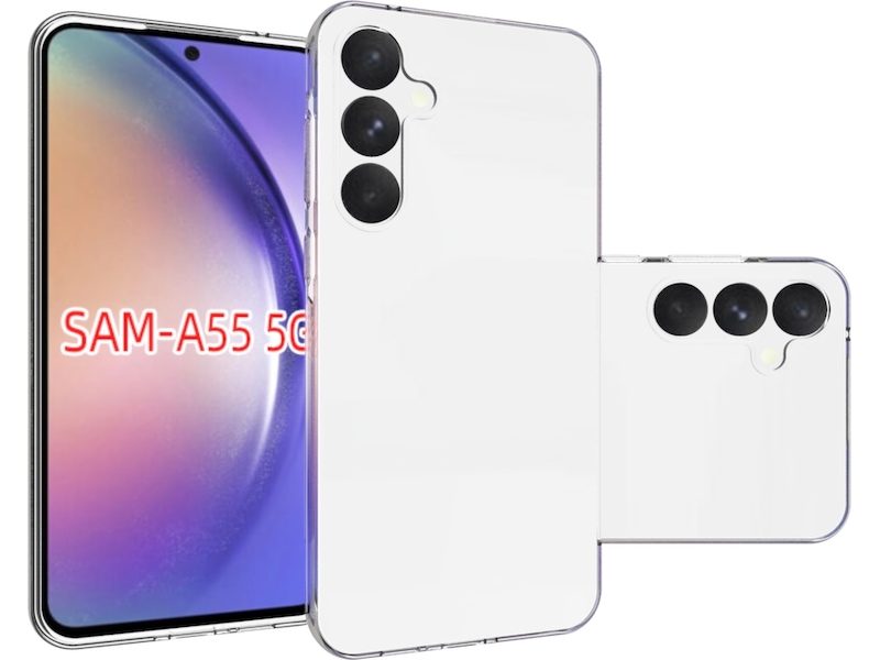 iiglo Samsung Galaxy A55 Silikonskal (transparent) Skydd