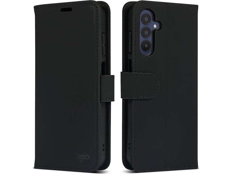 iiglo Samsung Galaxy A25 Plånboksfodral (svart) Skydd