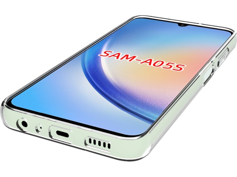 iiglo Galaxy A05S Silikonskydd (transparent) Skydd