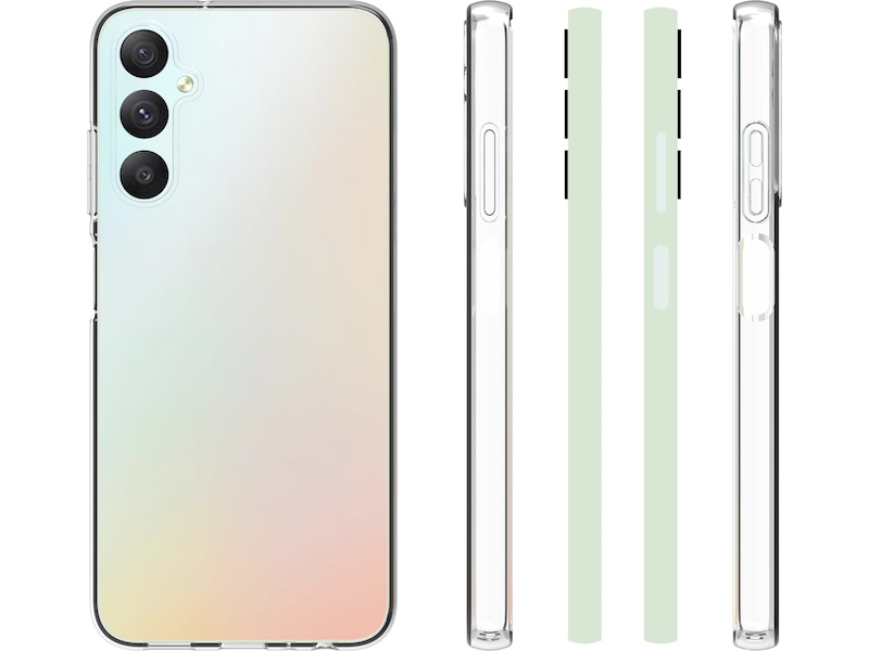 iiglo Galaxy A05S Silikonskydd (transparent) Skydd