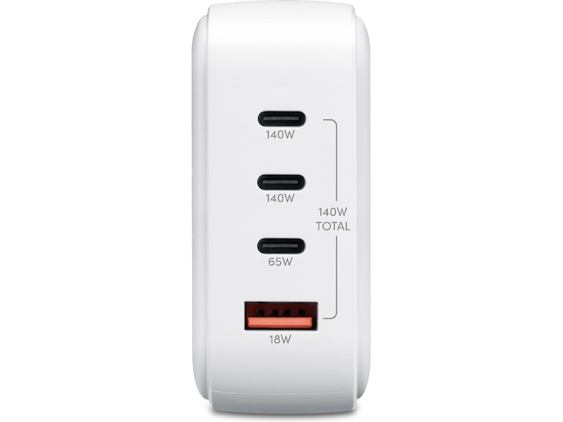 Andersson 140W Väggladdare (vit) Mobilladdare