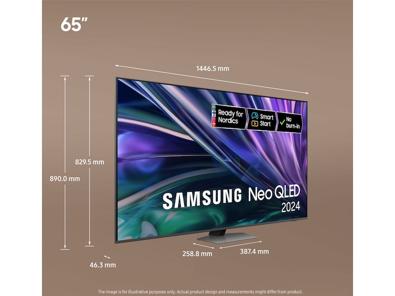 Samsung 65" QN85D 4K Neo QLED Mini LED Smart TV (2024) 60 - 69 tums TV
