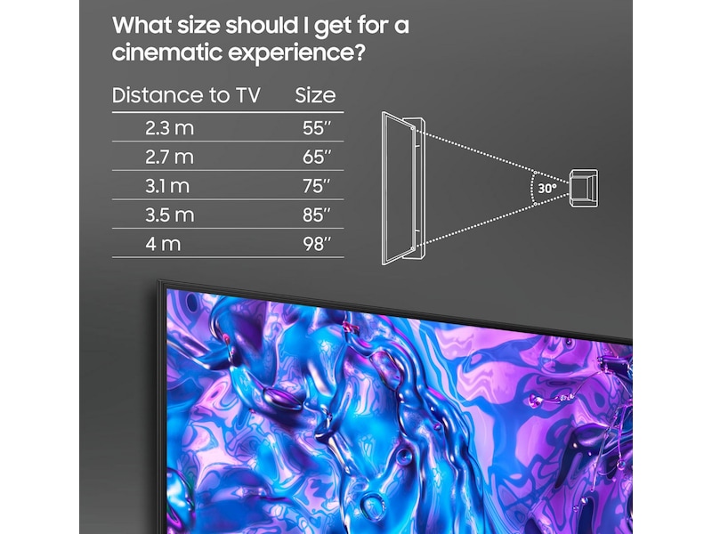 Samsung 75" Q70D QLED 4K TV TQ75Q70D 70 - 79 tums TV