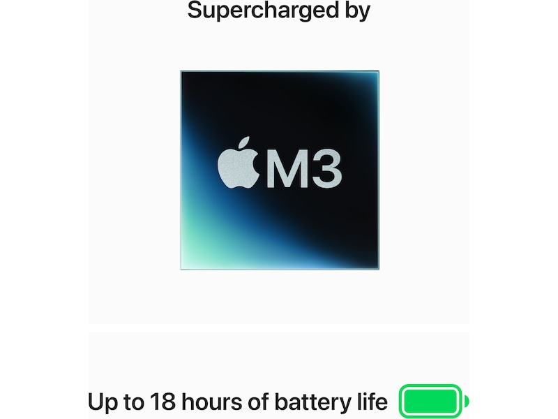 Macbook Air 15 (2024) 512GB (silver) Datorer - Bärbara / laptop