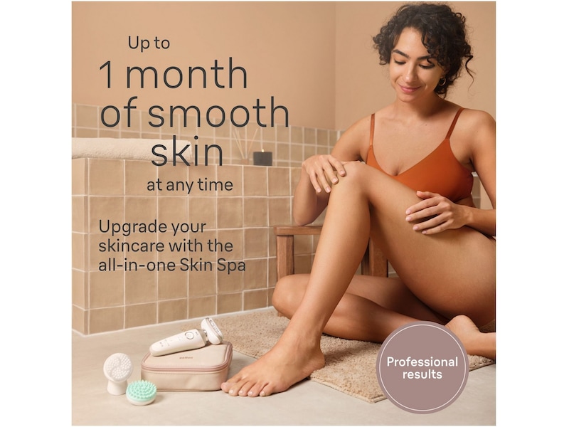 Braun Silk-épil 9 Flex 3S SkinSpa Epilator SES9-481 (vit/guld) Epilator & IPL-hårborttagning