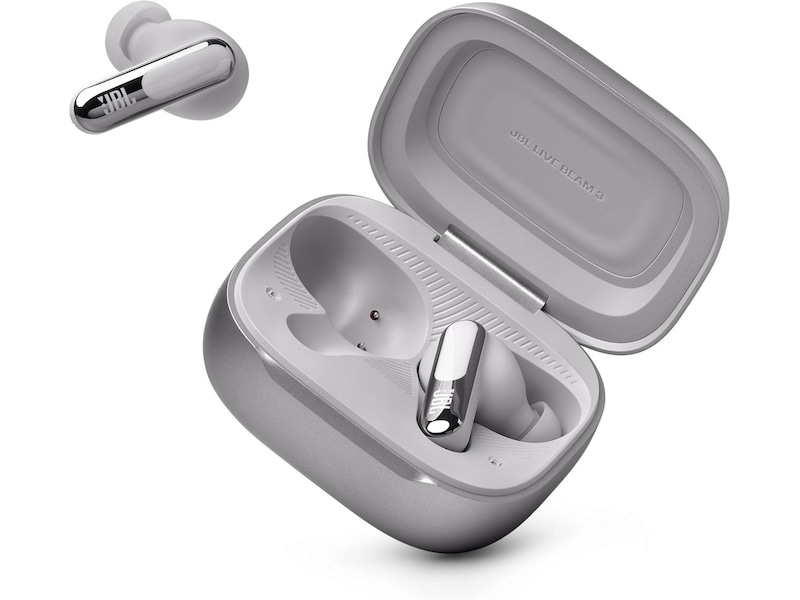 JBL LIVE BEAM 3 Trådlösa Hörlurar, In-ear (silver) In-ear hörlurar