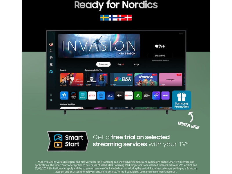 Samsung 75” The Frame 2024 TQ75LS03D 70 - 79 tums TV