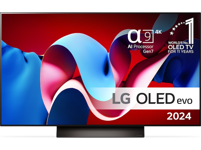 LG 48'' OLED evo C4 4K TV (2024) OLED48C44LA 20 - 49 tums TV