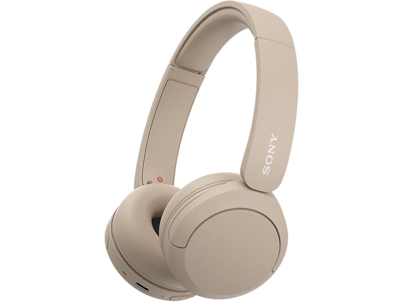 Sony WH-CH520 trådlösa hörlura, On-Ear (beige) Hörlurar