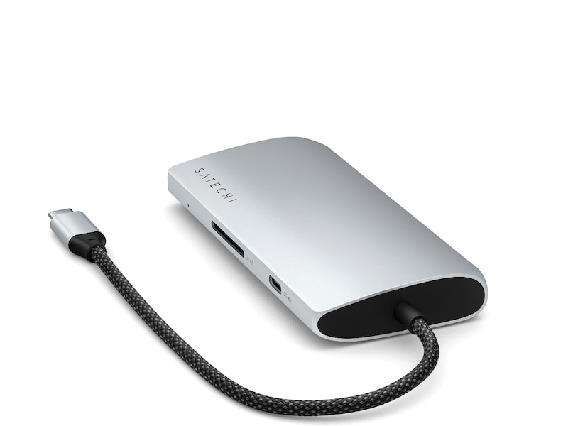 Satechi Multiport 8K Docking V3 (silver) Dockningsstation och USB-hub