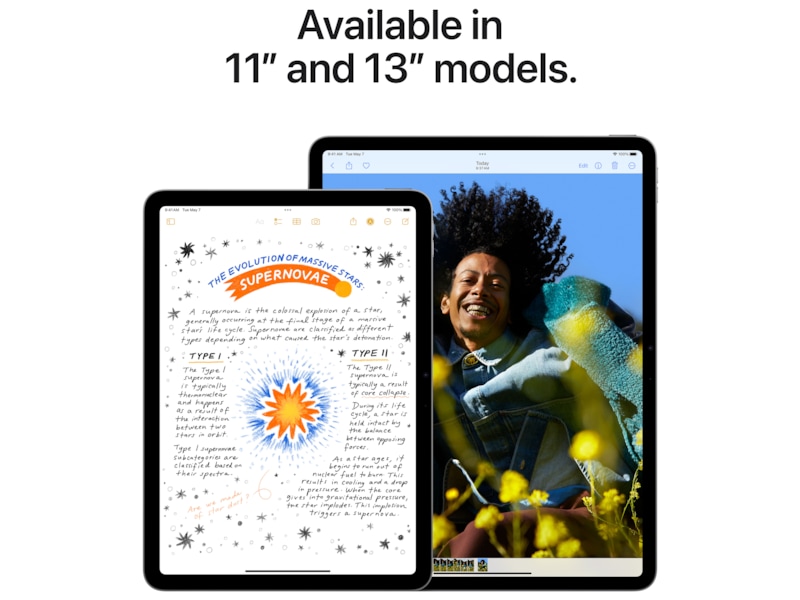 iPad Air 13" (2024) 256GB WiFi (purple) Surfplattor