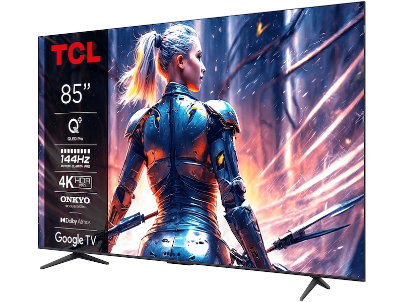 TCL 85" 85T8B QLED Pro 4K Google TV Över 80 tums TV