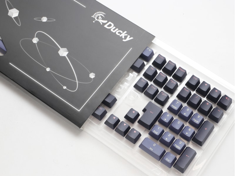Ducky PBT Cosmic Keycaps (Blå/svart) Tillbehör