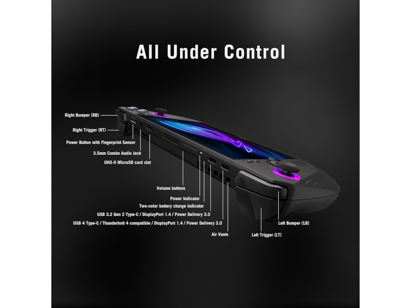 Asus Rog Ally X handhållen konsol Konsoler