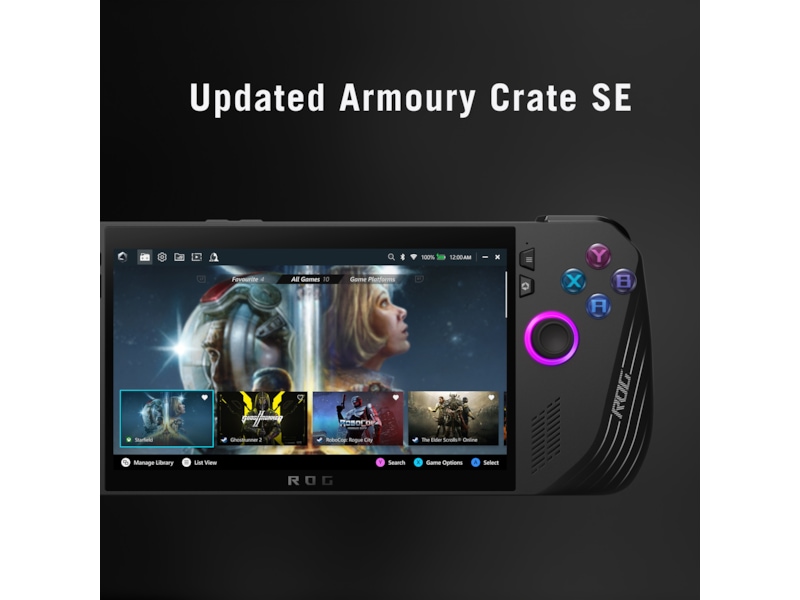 Asus Rog Ally X handhållen konsol Konsoler