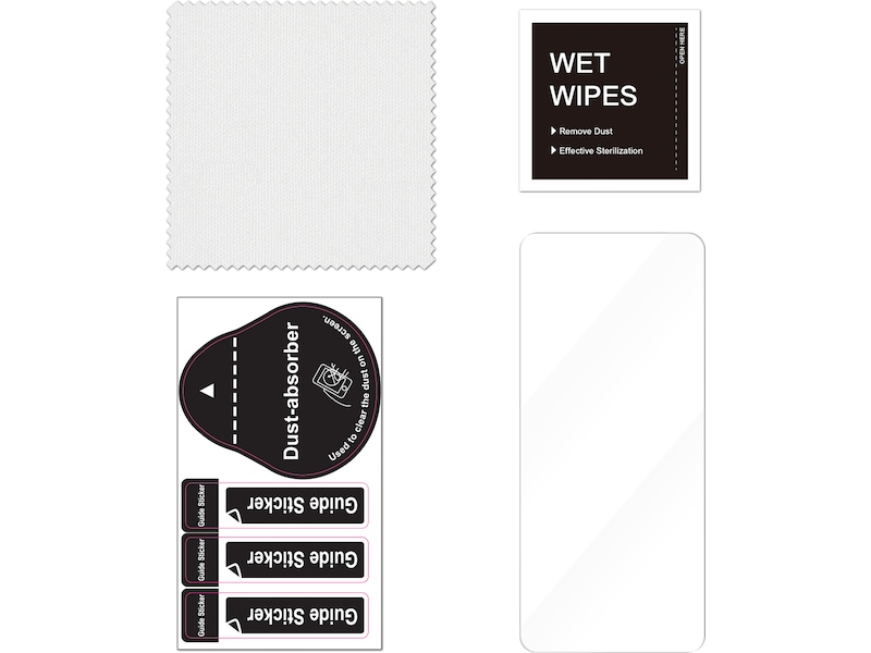 iiglo iPhone 17 Pro Max / 16 Pro Max Clear Glass skärmskydd Skärmskydd