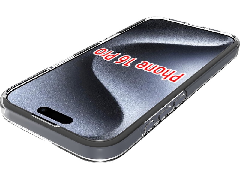 iiglo iPhone 16 Pro Silikonskal (transparent) Skydd