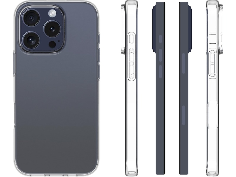 iiglo iPhone 16 Pro Silikonskal (transparent) Skydd