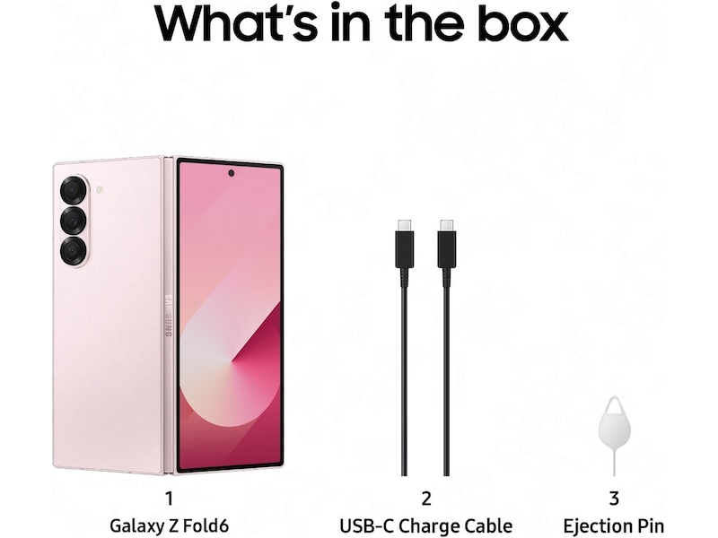 Samsung Galaxy Z Fold6 256GB (pink) Mobiltelefoner