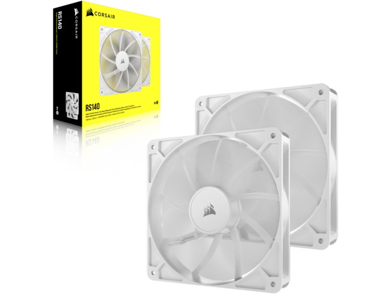 Corsair RS140 Fläkt 2pk (vit) Fläkt