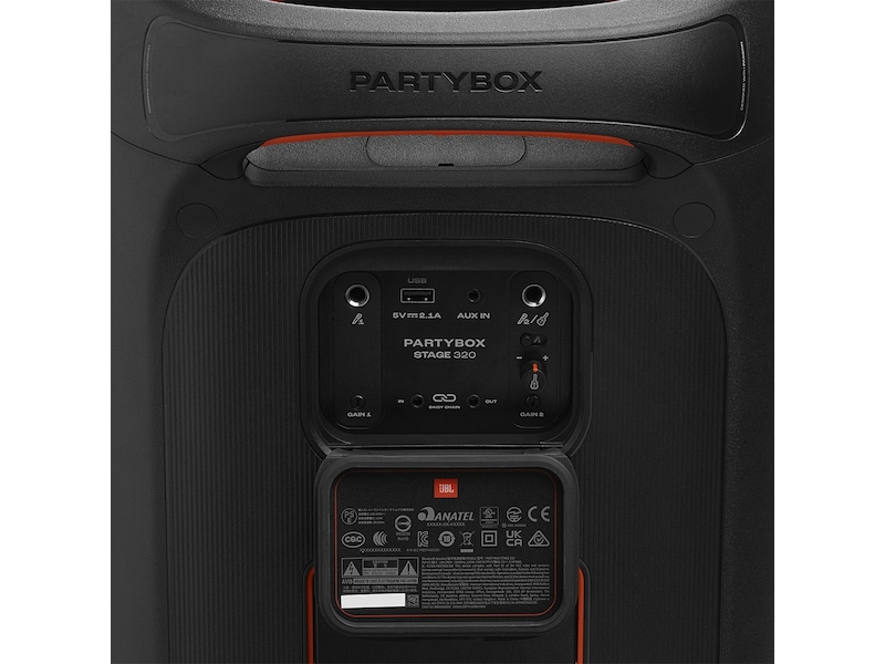 JBL Partybox  STAGE 320 Kraftfull partyhögtalare (svart) Trådlös / Bluetooth högtalare