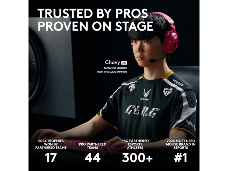 Logitech G Pro X Superlight 2 DEX trådlös gamingmus (vit) Gamingmus