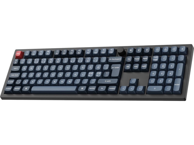 Keychron V6 MAX Gateron Jupiter Brown trådlöst gamingtangentbord Gamingtangentbord