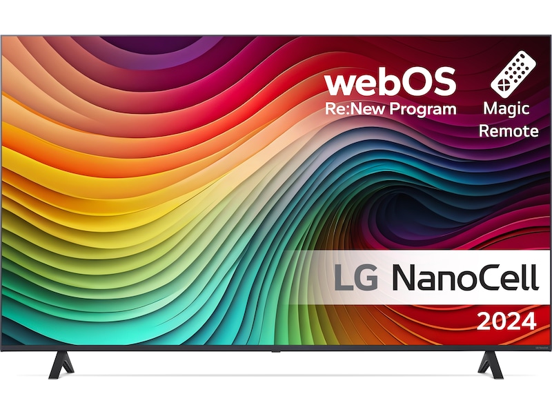 LG 50'' NANO 81 4K TV (2024) 50NANO81T6A + Soundbar 50 - 59 tums TV