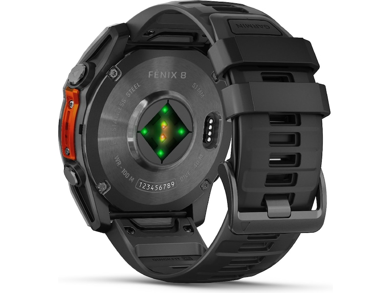 Garmin fenix 8 AMOLED 51mm GPS (slate gray/stainless steel) Smartwatches