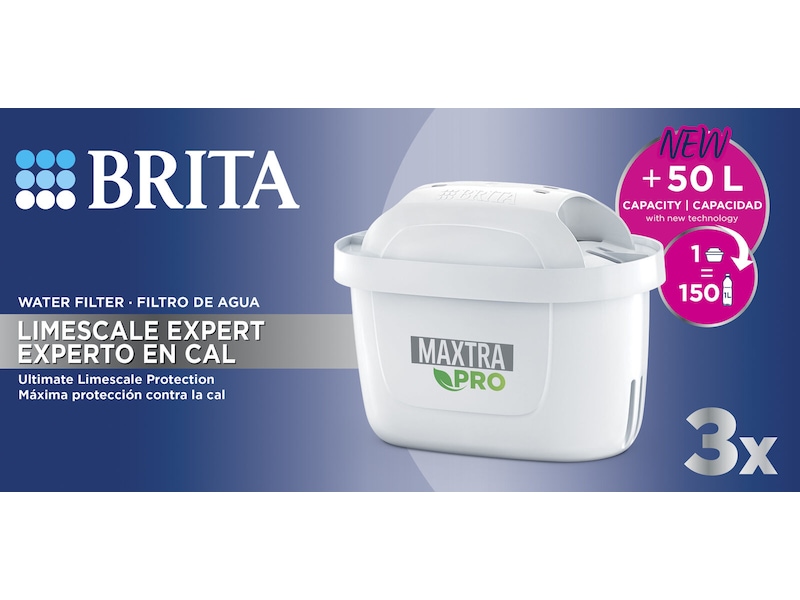 Brita Marella Maxtra Pro Limescale Expert vattenfilter (3-pack) Tillbehör till köksapparater