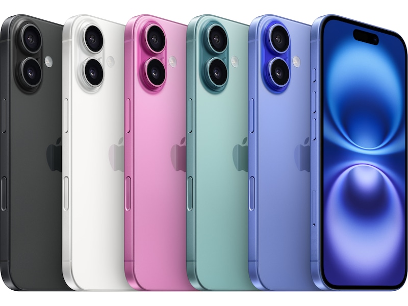 iPhone 16 128GB  (blågrön) Mobiltelefoner