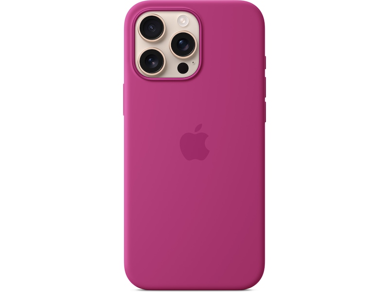 Apple iPhone 16 Pro Max Silikonskal (lila fuchsia) Skydd