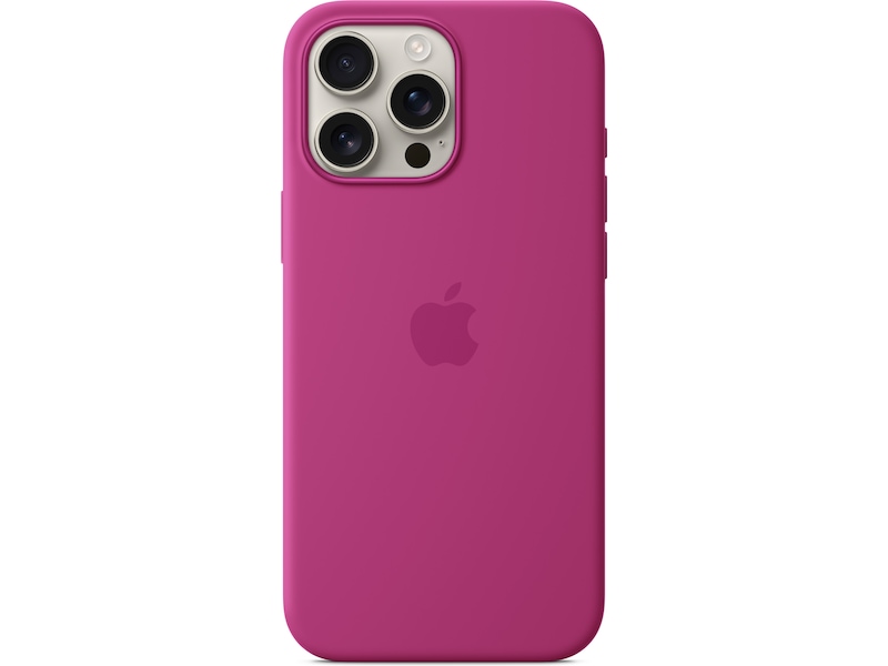Apple iPhone 16 Pro Max Silikonskal (lila fuchsia) Skydd