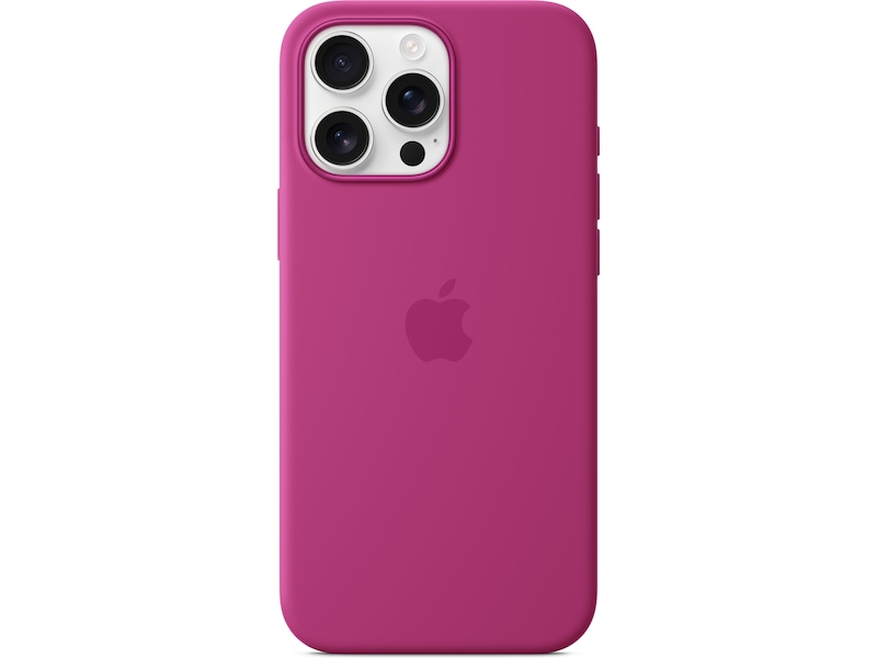 Apple iPhone 16 Pro Max Silikonskal (lila fuchsia) Skydd
