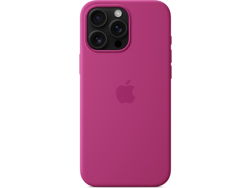 Apple iPhone 16 Pro Max Silikonskal (lila fuchsia) Skydd