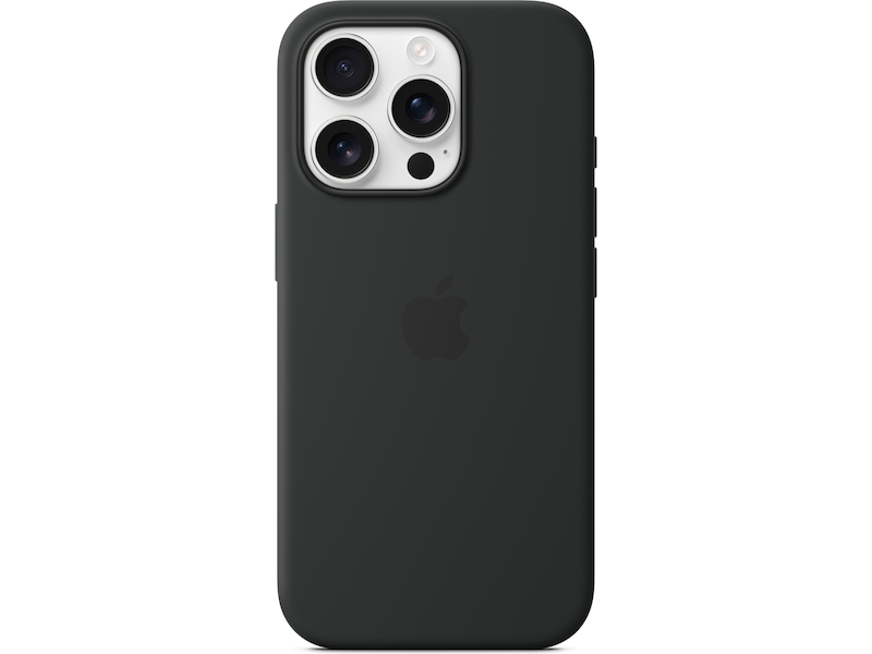 Apple iPhone 16 Pro Silikonskal (svart) Skydd