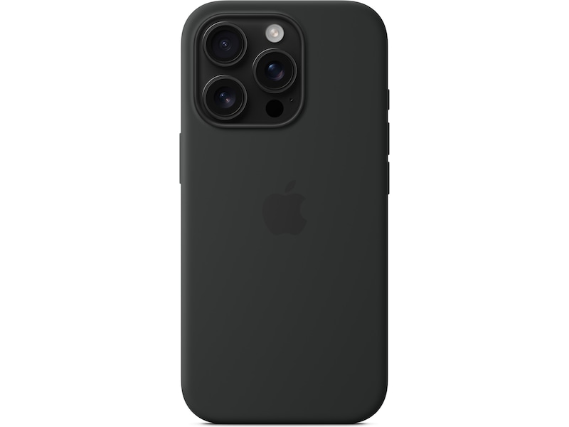 Apple iPhone 16 Pro Silikonskal (svart) Skydd