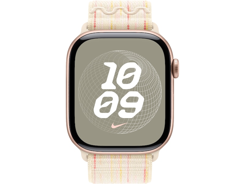 Apple Watch 46mm Nike Sport Loop (starlight/pink) Armband