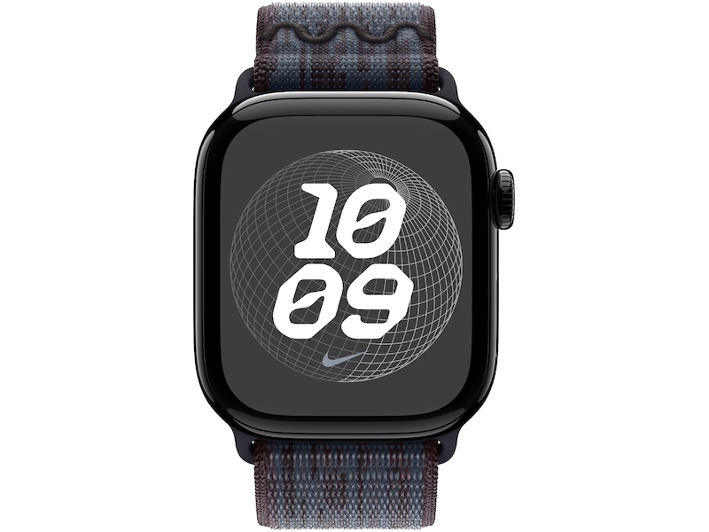 Apple Watch 42mm Nike Sport Loop (black/blue) Armband