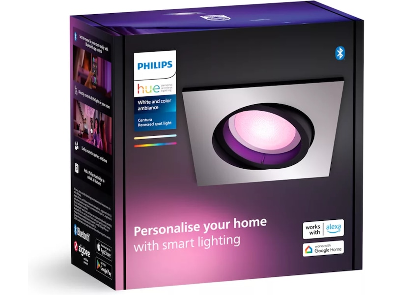 Philips Hue Centura infälld spotlight S (aluminium) Taklampa