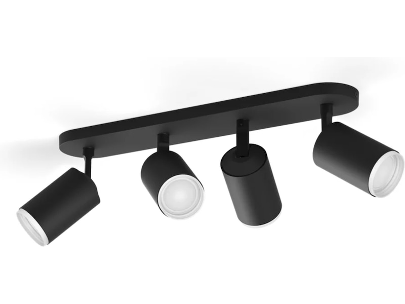 Philips Hue Fugato med 4 spotlights (svart) Taklampa