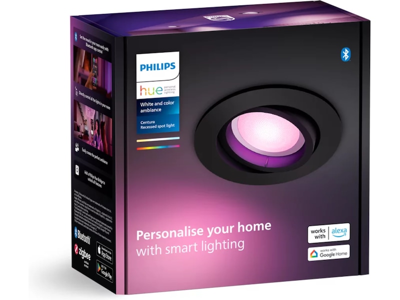 Philips Hue Centura infälld spotlight R (svart) Taklampa