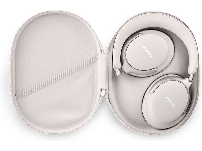Bose QuietComfort Ultra trådlösa hörlurar, Over-Ear (vit) + powerbank Hörlurar