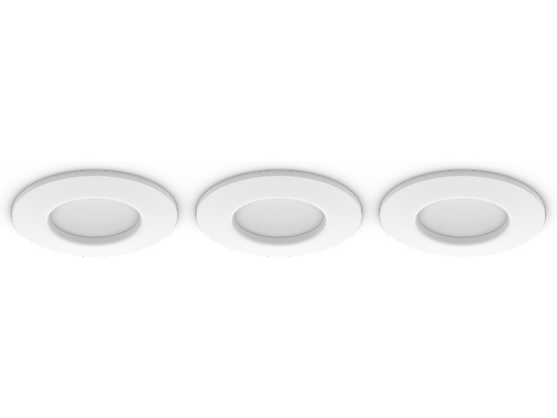 Philips Hue Slim infälld belysning 90 mm (vit) 3pk Taklampa