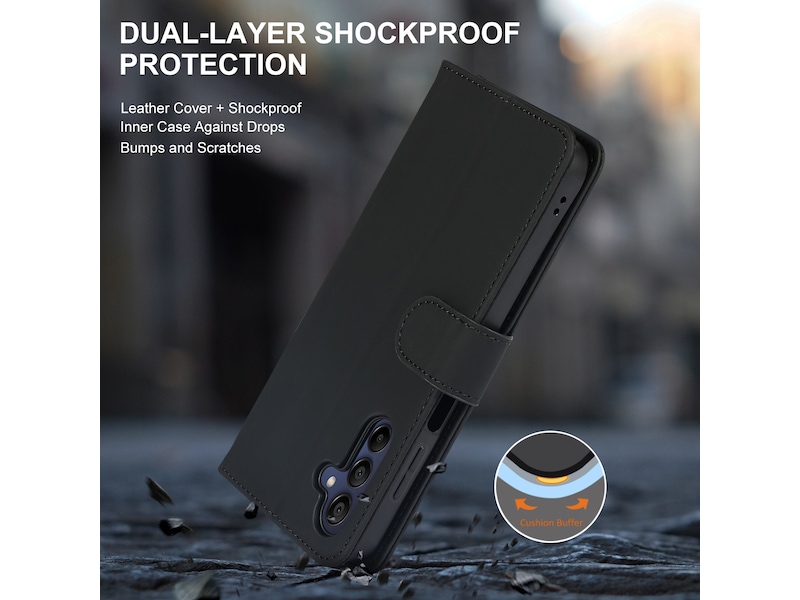 iiglo Galaxy A16 Plånboksfodral (svart) Skydd