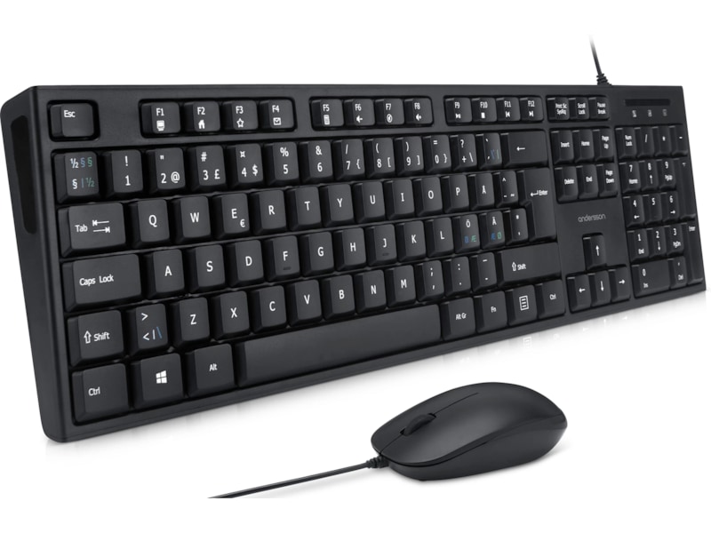 Andersson tangentbord och mus Mus & tangentbord -combo-paket